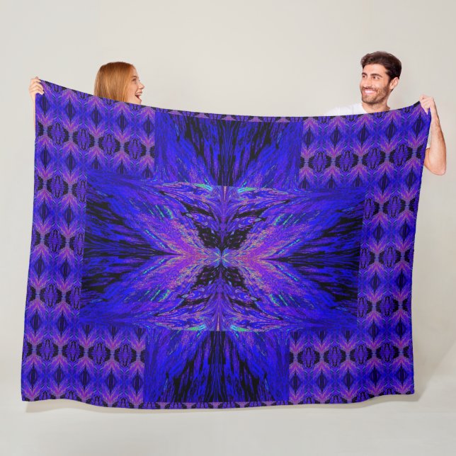 Couverture Polaire Papillons Pour Anastacia 43 (En situation)