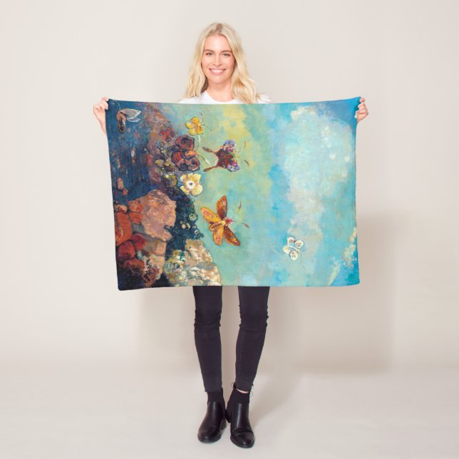 Couverture Polaire Papillons, Redon (En situation)