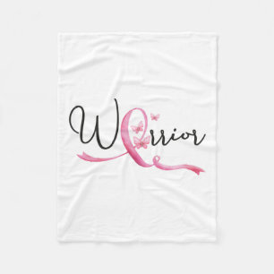Couverture Polaire Papillons Ruban Rose Mois Cancer Sein Femmes