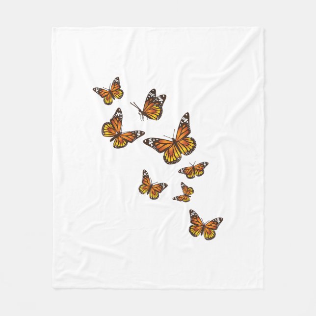 Couverture Polaire Papillons volants - Gardener à papillon Ento (Devant)