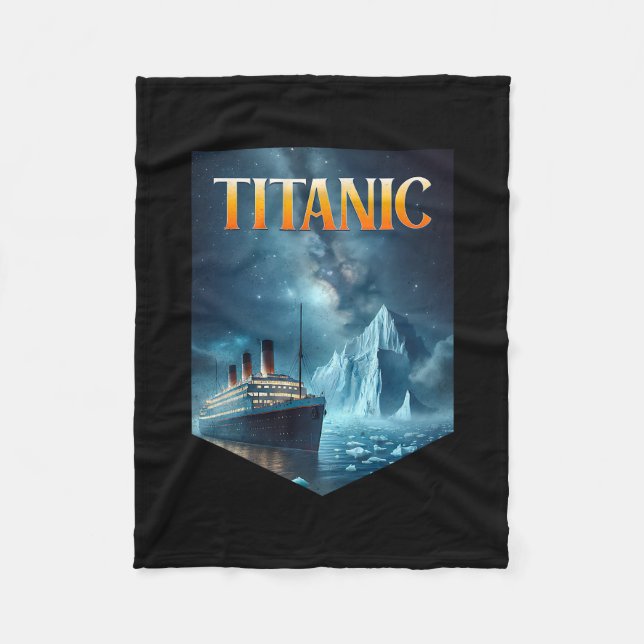 Couverture Polaire Paquebot de croisière Titanic Iceberg 1912 Rms Voy (Devant)