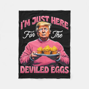 Couverture Polaire Pâques Drôle Donald Trump Je Suis Juste Ici Pour L