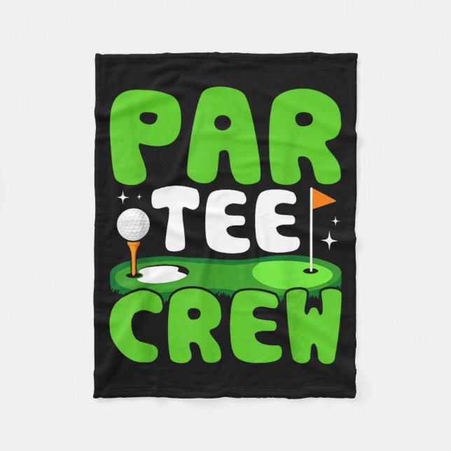 Couverture Polaire Par Tee Crew Golfing Fun Spirit  (Devant)