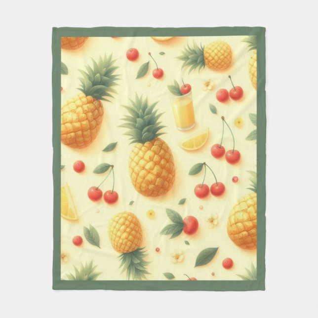 Couverture Polaire Parade de l'ananas (Devant)