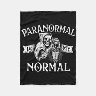 Couverture Polaire Paranormal Est Ma Normale - Fantôme Chasse Fantôme