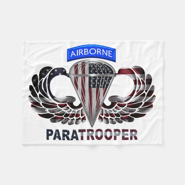 Couverture Polaire  Paratrooper aéroporté  (Devant (Horizontal))