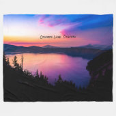 Couverture Polaire Parc national Crater Lake Oregon Sunset (Devant (Horizontal))