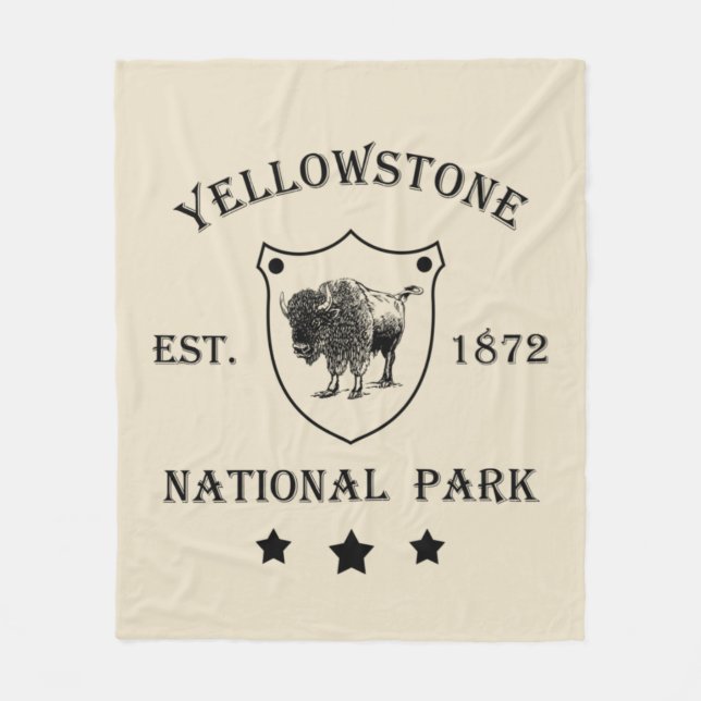 Couverture Polaire Parc national de Yellowstone (Devant)
