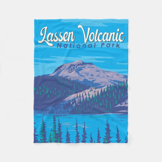 Couverture Polaire Parc national volcanique de Lassen Illustration Vo (Devant)