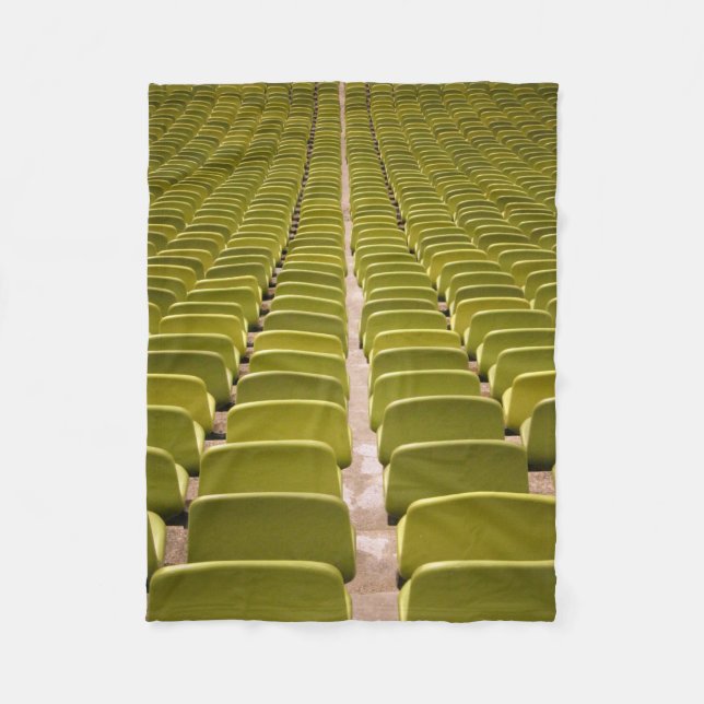 Couverture Polaire Parcelle de chaise jaune vide (Devant)