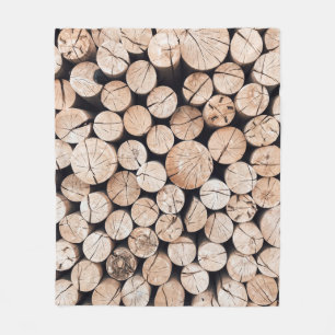 Couverture Polaire Parcelle en bois Brown