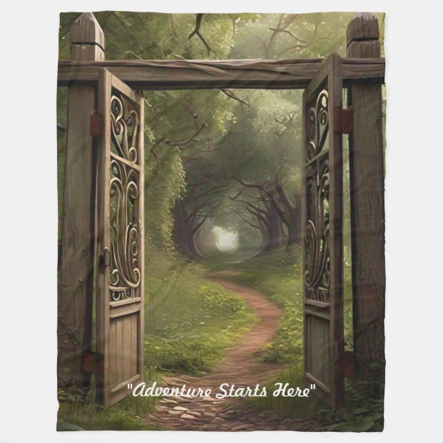 Couverture Polaire "Parcours vers l'avant" (Devant)