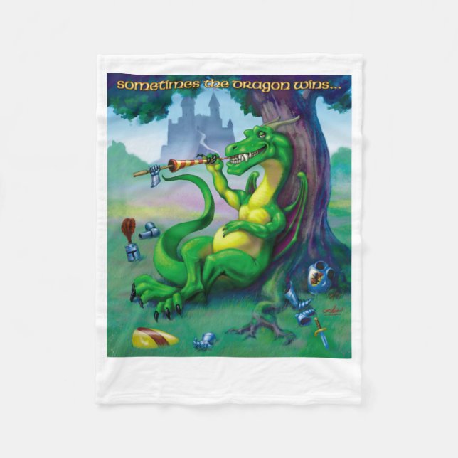 Couverture Polaire Parfois le Dragon gagne (Devant)