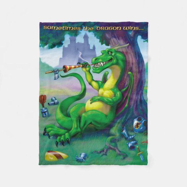 Couverture Polaire Parfois le Dragon gagne (Devant)