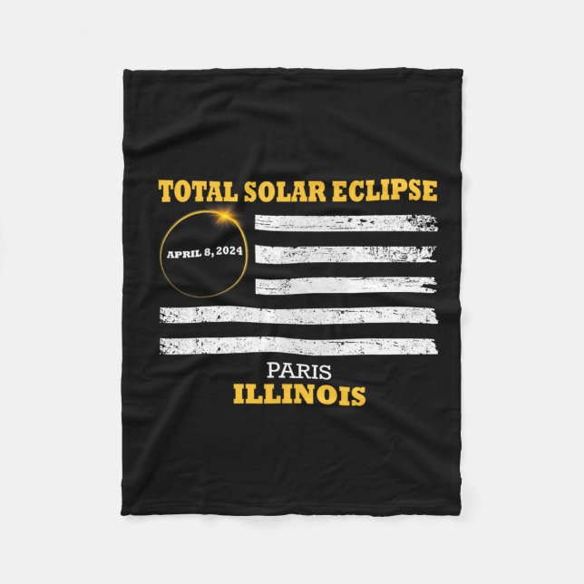 Couverture Polaire Paris 2024 Solar Eclipse 2024 040824 Eclipse (Devant)