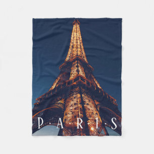 Couverture Polaire Paris, La Tour Eiffel En Nuit