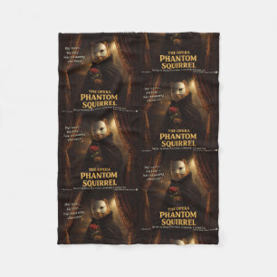 Couverture Polaire Parodie de l'Opéra Fantôme Écureuil