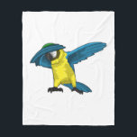 Couverture Polaire Parrot at Hip Hop Dance Dab<br><div class="desc">This design is the perfect gift for a birthday,  Christmas and other celebrations. It is suitable for women,  men and kids.</div>