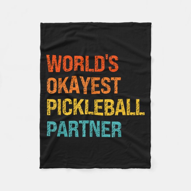 Couverture Polaire Partenaire de pickleball moyennement correct du mo (Devant)