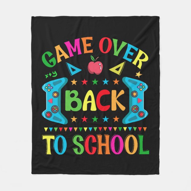 Couverture Polaire Partie terminée Retour à l'école (Devant)