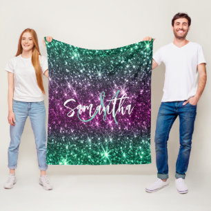 Couverture Polaire Parties scintillant colorée