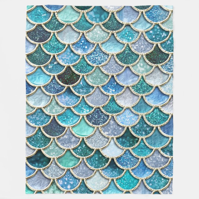 Couverture Polaire Parties scintillant d'étincelle en argent - Échell (Devant)