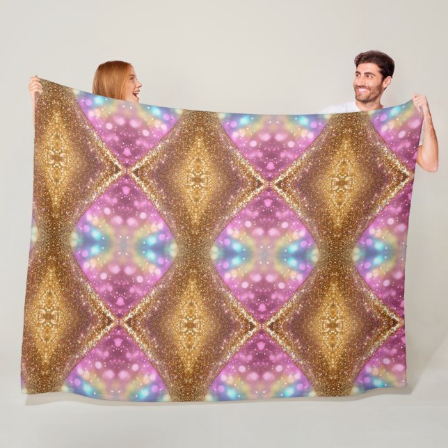 Couverture Polaire Parties scintillant Opal Collection Holographique  (En situation)