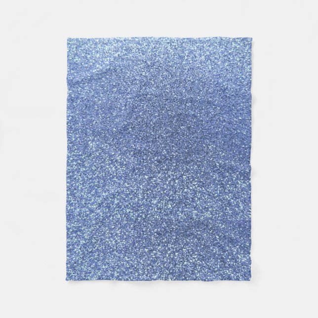 Couverture Polaire Parties scintillantes bleu-clair (Devant)