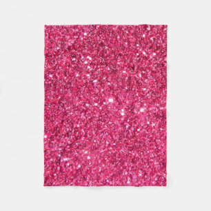 Couverture Polaire Parties scintillantes de roses indien de charme