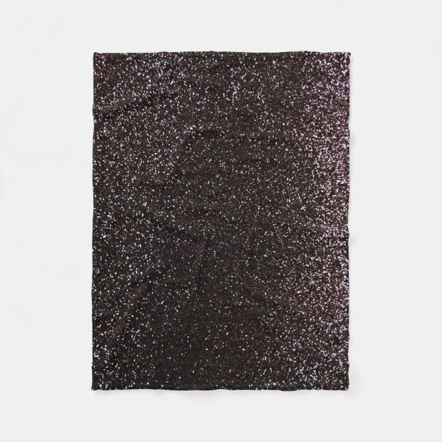 Couverture Polaire Parties scintillantes noires (Devant)
