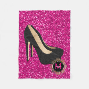 Couverture Polaire Parties scintillantes noires de talons hauts du