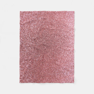 Couverture Polaire Parties scintillantes rose-clair