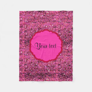 Couverture Polaire Parties scintillantes roses scintillantes