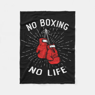 Couverture Polaire Pas de boxe Pas de Life Punch Gants de boxe Arts m