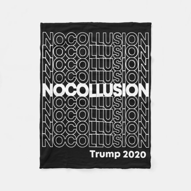 Couverture Polaire Pas de Collusion Trump  (Devant)