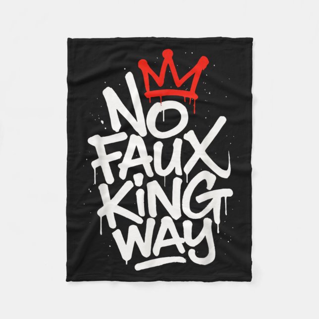 Couverture Polaire Pas de faux chemin de roi (Devant)
