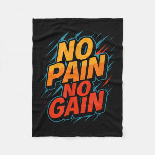 Couverture Polaire Pas De Gain Fitness Motivation Gym