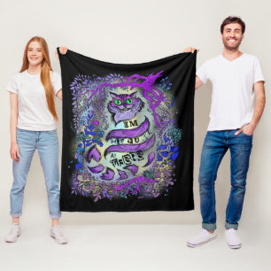 Couverture Polaire Pas tout à fait tous là, chat fou