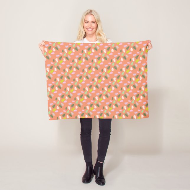 Couverture Polaire Pastel Colors Lucky Fern (En situation)
