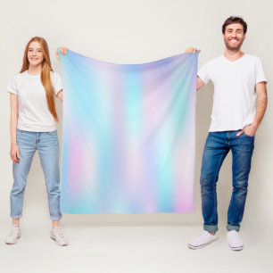 Couverture Polaire Pastel Colours Abstrait Arrière - plan d'iridescen