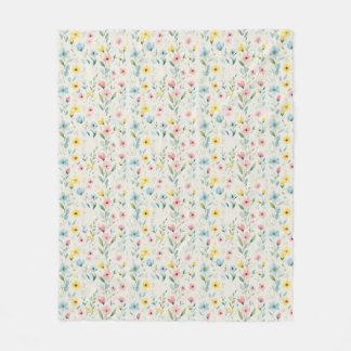 Couverture Polaire pastel garercolor florr