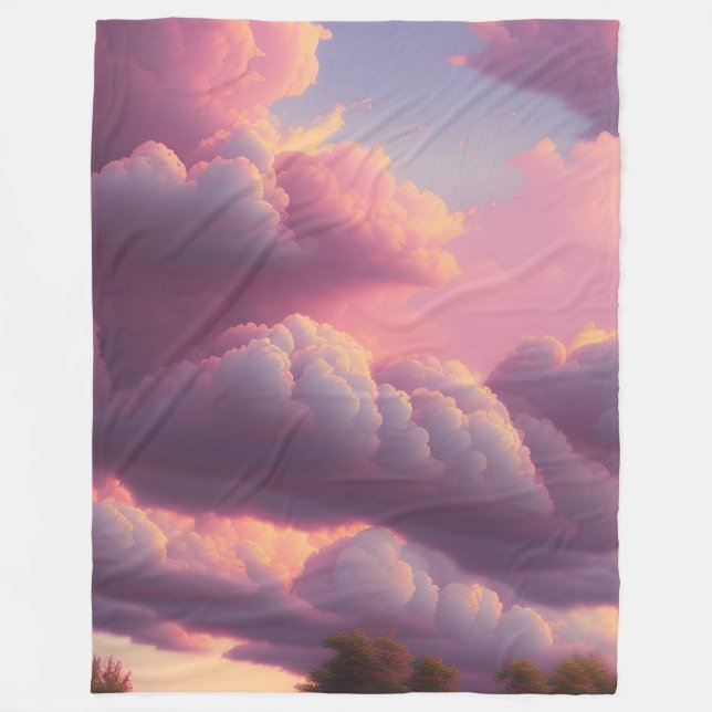 Couverture Polaire Pastel Sky (Devant)