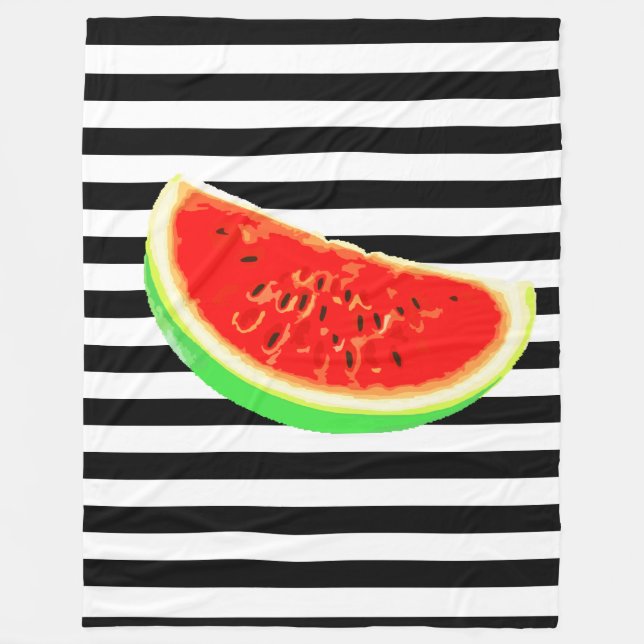 Couverture Polaire Pastèque (Devant)