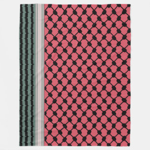 Couverture Polaire Pastèque palestinienne Hatta Keffiyeh Kufiya Folk