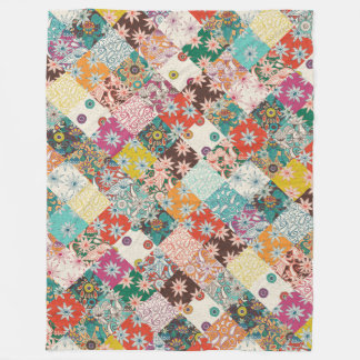 Couverture Polaire patchwork de sarilmak