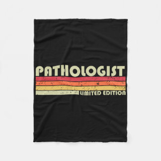 Couverture Polaire Pathologiste Drôle de titre de profession d'annive
