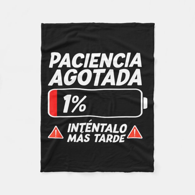 Couverture Polaire Patience Mom Dad Couple Birthday Pajamas Sold Out  (Devant)