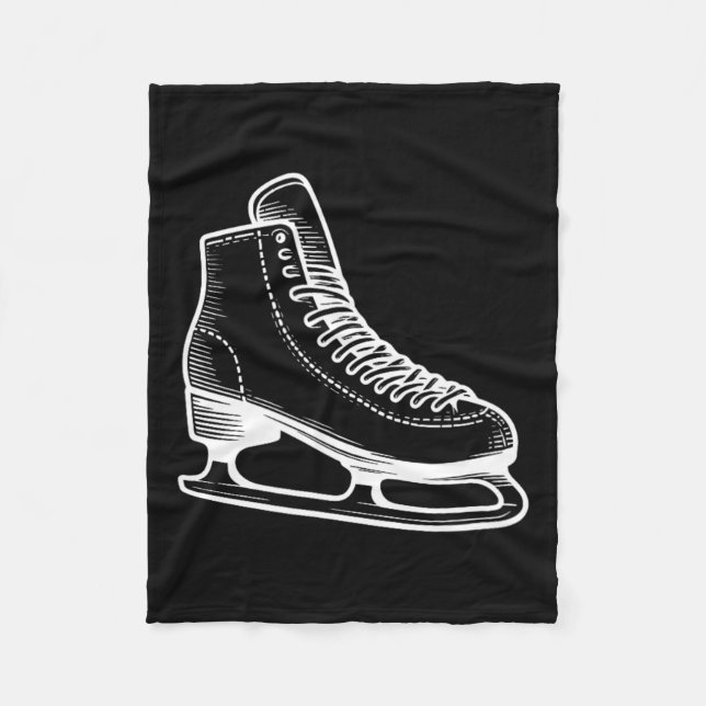 Couverture Polaire Patinage sur glace - Ligne de sports d'hiver Plan  (Devant)