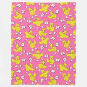 Couverture Polaire Patinage sur glace Patinage de poussins Motif