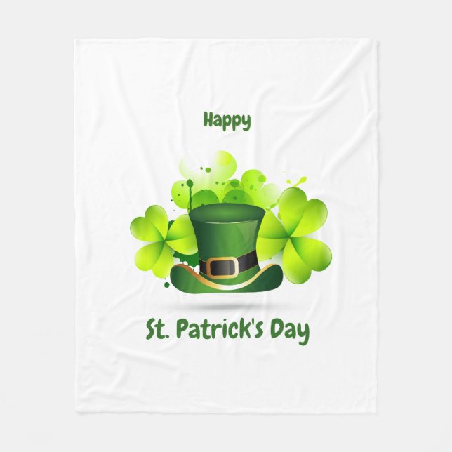 Couverture Polaire Patrick's Day Classic (Devant)